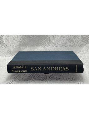 San Andreas by Alistair MacLean 1984 First Edition Hardcover No Dust Jacket